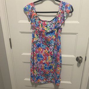 Tommy Bahama Women's Island Cays Flora Off-The-Shoulder Spa Dress